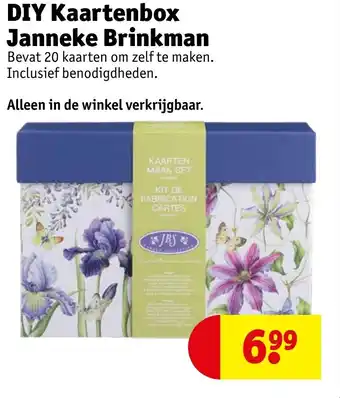 Kruidvat Diy kaartenbox janneke brinkman aanbieding