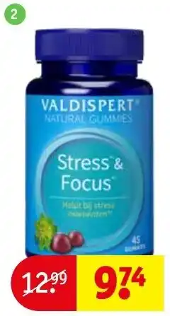 Kruidvat Valdispert Stress & Focus gummies aanbieding