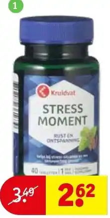 Kruidvat Kruidvat Stressmoment tabletten aanbieding