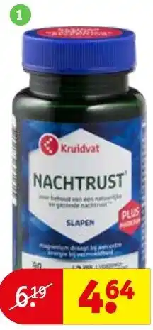 Kruidvat Kruidvat Nachtrust met magnesium tabletten aanbieding