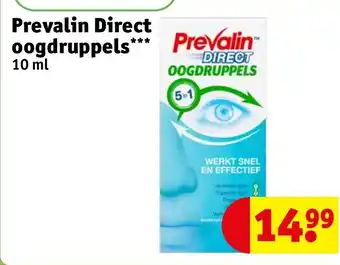 Kruidvat Prevalin direct oogdruppels aanbieding