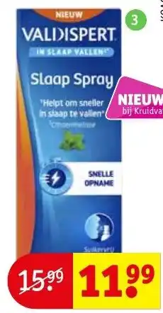 Kruidvat Valdispert Slaapspray aanbieding