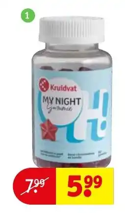 Kruidvat Kruidvat oh my night gummies aanbieding