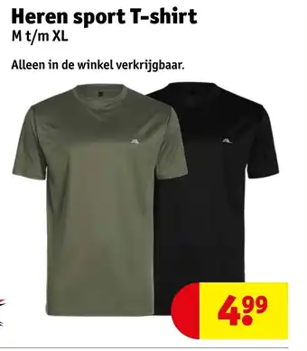 Kruidvat Heren sport T-shirt aanbieding