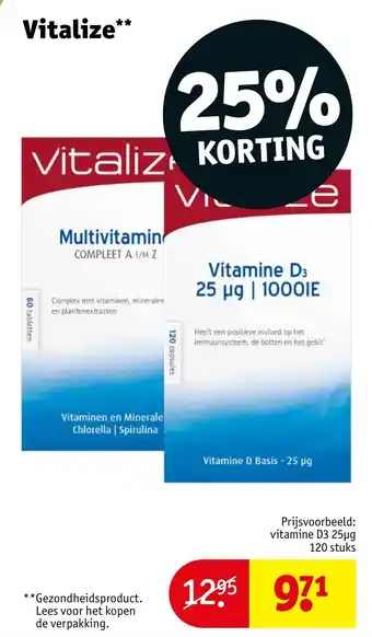 Kruidvat Vitalize aanbieding