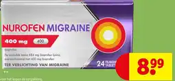 Kruidvat Nurofen migraine aanbieding