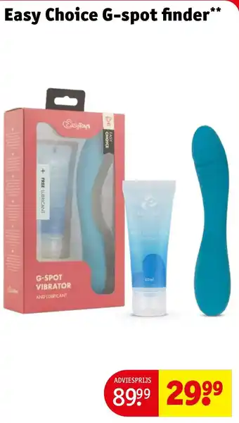 Kruidvat Easy choice g spot finder aanbieding