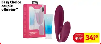 Kruidvat Easy choice couple vibrator aanbieding