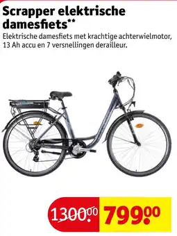 Kruidvat Scrapper elektrische damesfiets aanbieding