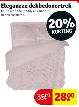 Kruidvat Eleganzzz dekbedovertrek aanbieding