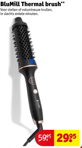 Kruidvat Blumill thermal brush in slechts enkele minuten. aanbieding