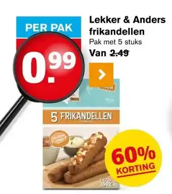 Hoogvliet Lekker & Anders frikandellen aanbieding