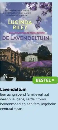 Boekenvoordeel Lavendeltuin aanbieding