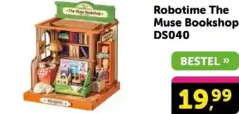 Boekenvoordeel Robotime The Muse Bookshop DS040 aanbieding