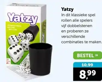 Boekenvoordeel Yatzy aanbieding