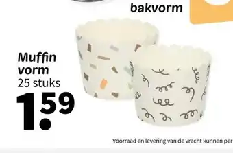 Wibra Muffin vorm aanbieding