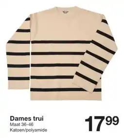 Zeeman Dames trui aanbieding