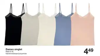 Zeeman Dames singlet aanbieding