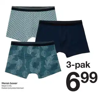 Zeeman Heren boxer aanbieding