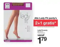 Zeeman Alle Lady Fit panty's aanbieding