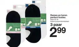 Zeeman Dames en heren perfect footies aanbieding