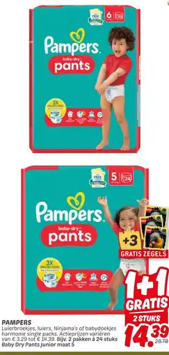 Dekamarkt Pampers aanbieding