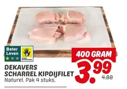 Dekamarkt Dekavers scharrel kipdijfilet aanbieding