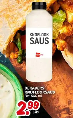 Dekamarkt Dekavers knoflooksaus aanbieding