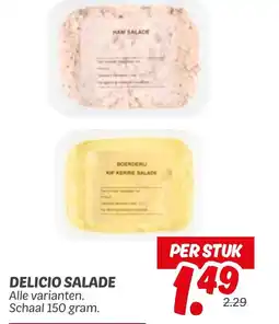 Dekamarkt Delicio salade aanbieding