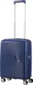 Amazon American Tourist Soundbox - Spinner S uitbreidbare handbagage, 55 cm, 41 L, Blue (Midnight Navy) aanbieding