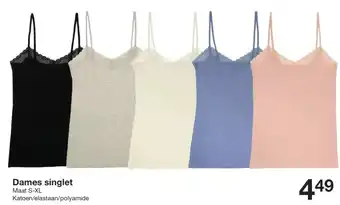 Zeeman Dames singlet aanbieding