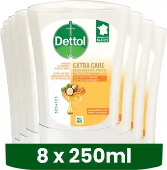 Bol.com Dettol No-Touch Refill Extra Care Honey & Sheabutter 250ML x 8 aanbieding