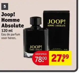 Kruidvat Joop! Homme Absolute aanbieding