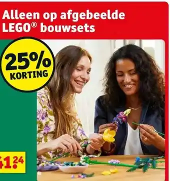 Kruidvat Alleen op afgebeelde LEGO® bouwsets aanbieding