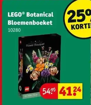 Kruidvat LEGO® Botanical Bloemenboeket aanbieding