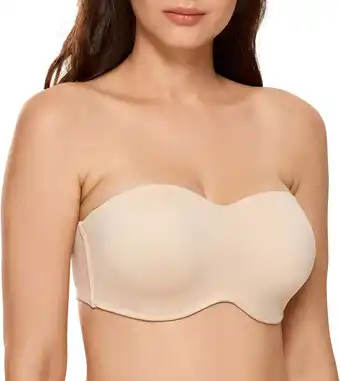 Amazon DELIMIRA Naadloze Grote Maten Strapless Minimizer-BH Voor Dames aanbieding