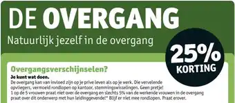 Kruidvat DE OVERGANG aanbieding