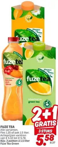 Dekamarkt FUZE TEA aanbieding