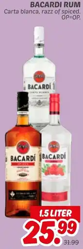 Dekamarkt Bacardi rum aanbieding