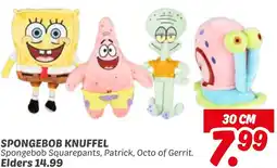 Dekamarkt Spongebob knuffel aanbieding