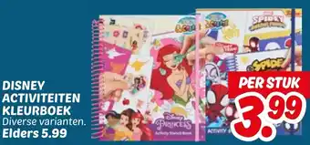 Dekamarkt Disney activiteiten kleurboek aanbieding