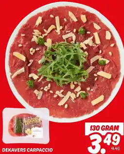 Dekamarkt Dekavers carpaccio aanbieding