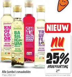 Jumbo Alle Jumbo's smaakoliën aanbieding