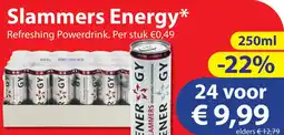 Die Grenze Slammers Energy aanbieding