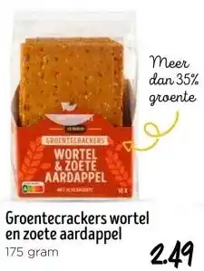 Jumbo Groentecrackers wortel en zoete aardappel aanbieding