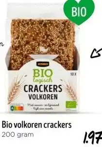 Jumbo Bio volkoren crackers aanbieding