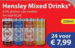 Die Grenze Hensley Mixed Drinks aanbieding