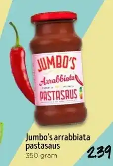 Jumbo Jumbo's arrabbiata pastasaus aanbieding