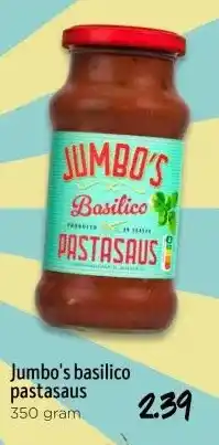 Jumbo Jumbo's basilico pastasaus aanbieding