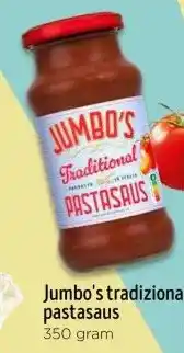 Jumbo Jumbo's tradizionale pastasaus aanbieding